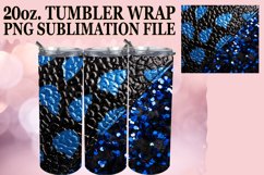 Leopard Print 20oz Tumbler Wrap - Glitter Wonder Product Image 1