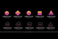 Letter GM Logo Bundle Monogram Product Image 1