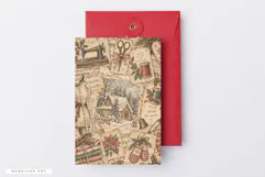 Sewing Christmas Junk Journal Pages Product Image 5