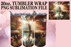 Magical mornings 20oz tumbler wrap, Autumn Product Image 1