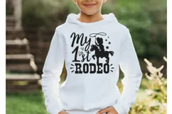 My first rodeo svg, Little cowboy svg, png Cut file Product Image 4