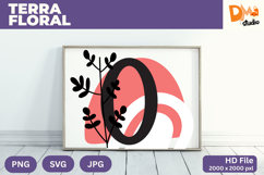 Terra Floral Monogram Product Image 1