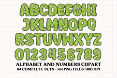 Christmas Alphabet png clipart, christmas letters doodle Product Image 4
