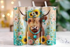 Highland Cow Tumbler Wrap | Sublimation | Tumblers Product Image 1