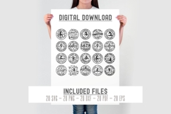 Dance Bundle SVG | Dance Svg Cut Files | Dancer Round Signs Product Image 2