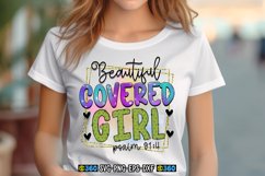 Beautiful covered girl psalm 91:4 PNG Product Image 2