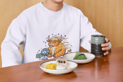 Pool Day Highland Cow Clipart Product Image 6