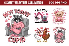 Sweet Valentines Sublimation Bundle PNG Product Image 2