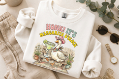 Margarita O'Clock PNG Funny Cowboy Goose Summer Sublimation Product Image 9