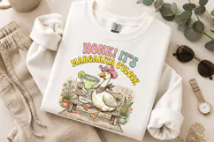 Margarita O'Clock PNG Funny Cowboy Goose Summer Sublimation Product Image 9
