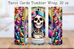 Skeleton tarot cards Tumbler wraps BUNDLE PNG, 20 oz. Product Image 13