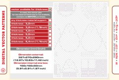 Box Organizer v15 - laser cut file - Glowforge ready SVG Product Image 10