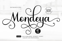 Mondeya - Family Font In 47 Type Product Image 1