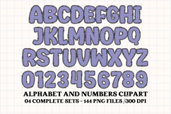 Monsters Alphabet png clipart, cute monster letters doodle Product Image 4