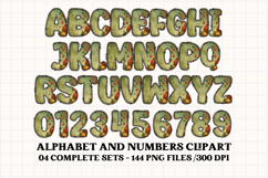 Christmas Alphabet png clipart, christmas letters doodle Product Image 4