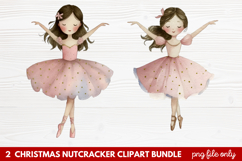 2 Christmas Nutcracker Clipart | Festive Holiday Nutcracker Product Image 1