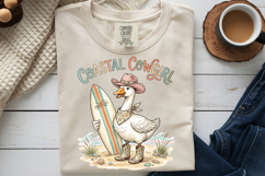 Coastal Cowgirl PNG Cute Western Duck Sublimation Product Image 9
