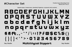 Fesibel - Bold Sports Branding Font Product Image 10