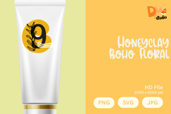 Honeyclay Boho Floral Monogram Product Image 1