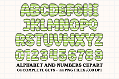 Earth Day Alphabet png clipart, earth day letters doodle Product Image 4