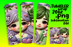 20oz Tumbler Design for Home Decor , 3D Characters Product Image 1