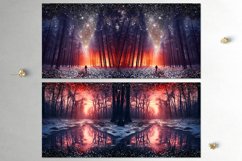 Winter Forest | 18 Christmas Sublimation Mug designs, JPG Product Image 10