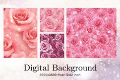 pink glitter Background Wallpaper Sparkles Digital Paper_10 Product Image 1