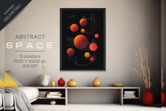 Abstract Futuristic Posters. 10 Posters. Product Image 4
