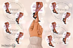 Keep Your Heels High Quote PNG Fashion Black Woman Legs PNG Product Image 2