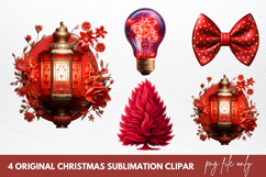 Original Christmas Sublimation Clipart Product Image 1