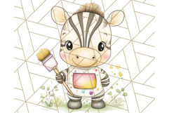 Safari Baby Animal Clipart PNG, Jungle Outfits Baby Animals Product Image 2