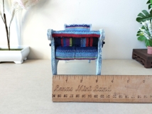 Miniature backless sofa digital file, 1:6 scale dollhouse Product Image 10