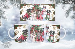 Dog Mug Wrap - Christmas Mug Sublimation Product Image 1
