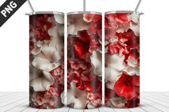 Flowers Tumbler Wrap | Sublimation Design | Tumbler PNG Product Image 1