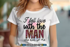 I fell love with the man who died for me PNG Product Image 1