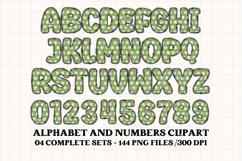 Halloween Alphabet png clipart, halloween letters doodle Product Image 4