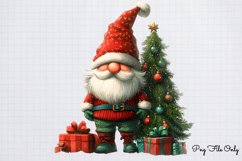Christmas gnome Winter clipart PNG Product Image 1