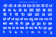 Vaslera - Futuristic Tech Sans Serif Font Product Image 10