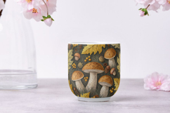 Autumn Mushroom Forage Seamless Pattern, Digital Paper Product Image 10