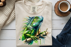 Iguana PNG, Tropical Reptile Sublimation Product Image 9