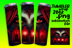 Sublimation Ready 20oz Design Files , Horror Halloween Product Image 1