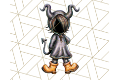Halloween Monster Clipart PNG, Cute Spooky Characters Product Image 2