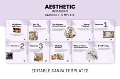 Aesthetic Instagram Carousel Canva Post Template Product Image 3