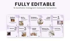 Aesthetic Instagram Carousel Canva Post Template Product Image 5