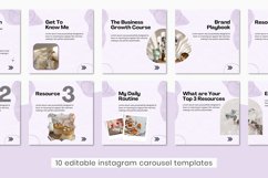 Aesthetic Instagram Carousel Canva Post Template Product Image 6
