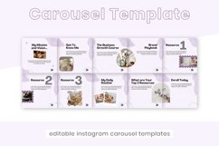Aesthetic Instagram Carousel Canva Post Template Product Image 7