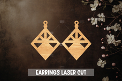 24 Boho Style Laser Cut Earrings SVG File Product Image 11