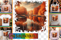 LUMINOUS TSHIRT Gift Ideas PNG, Autumn Product Image 1