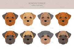 Border terrier clipart Product Image 7