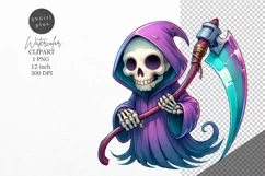 Halloween clipart, Grim reaper clipart, Death clipart Product Image 1